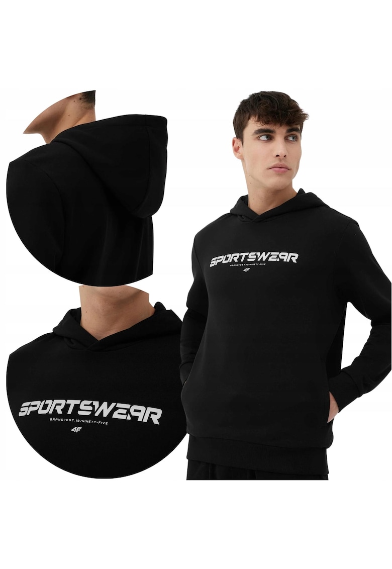 Hanorac barbati Bumbac/Poliester - Negru -