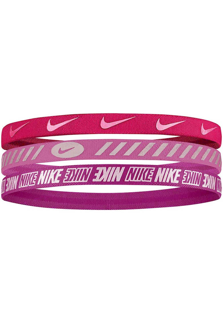 Set 3 bentite sport - Poliester/Cauciuc - Roz