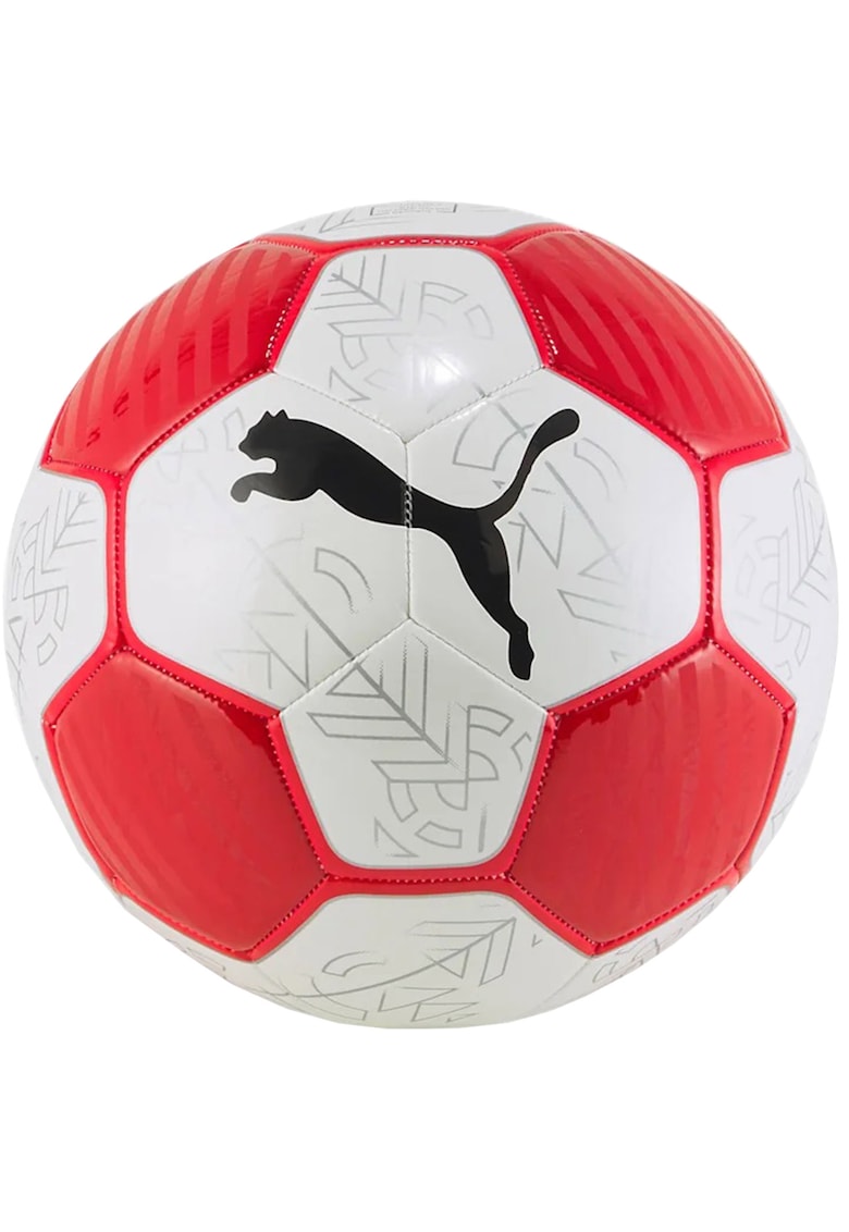 Minge de fotbal - Alb/Rosu - Marimea