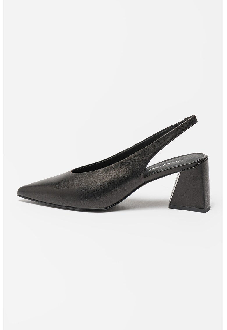 Jeffrey Campbell Кожени обувки Anarchia с масивен ток за Жени Jeffrey Campbell Кожени обувки Anarchia с масивен ток за Жени