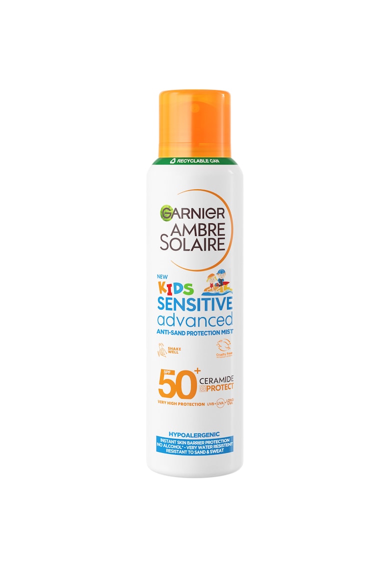 Spray de corp pentru copii Ambre SolaireSensitive Advanced SPF 50+ - 150 ml