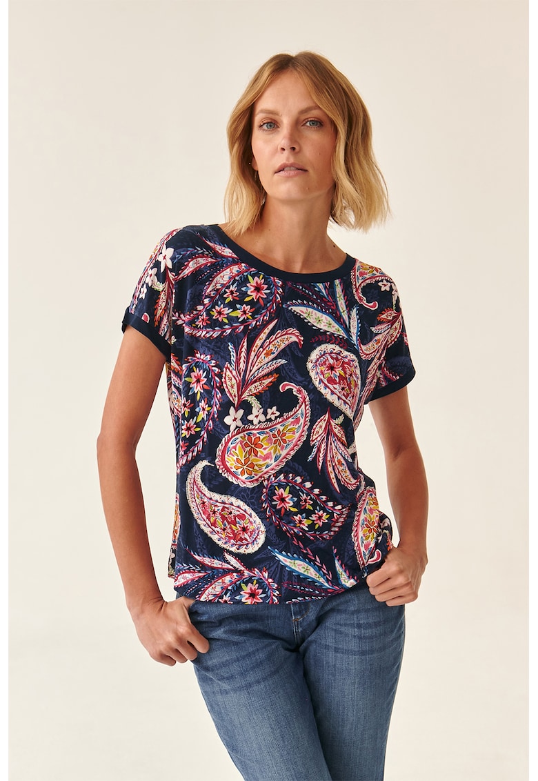 Bluza cu maneci scurte si model Zizo