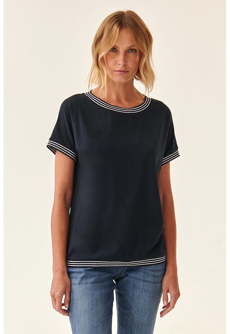 Bluza din amestec de modal cu maneci scurte Kajsa