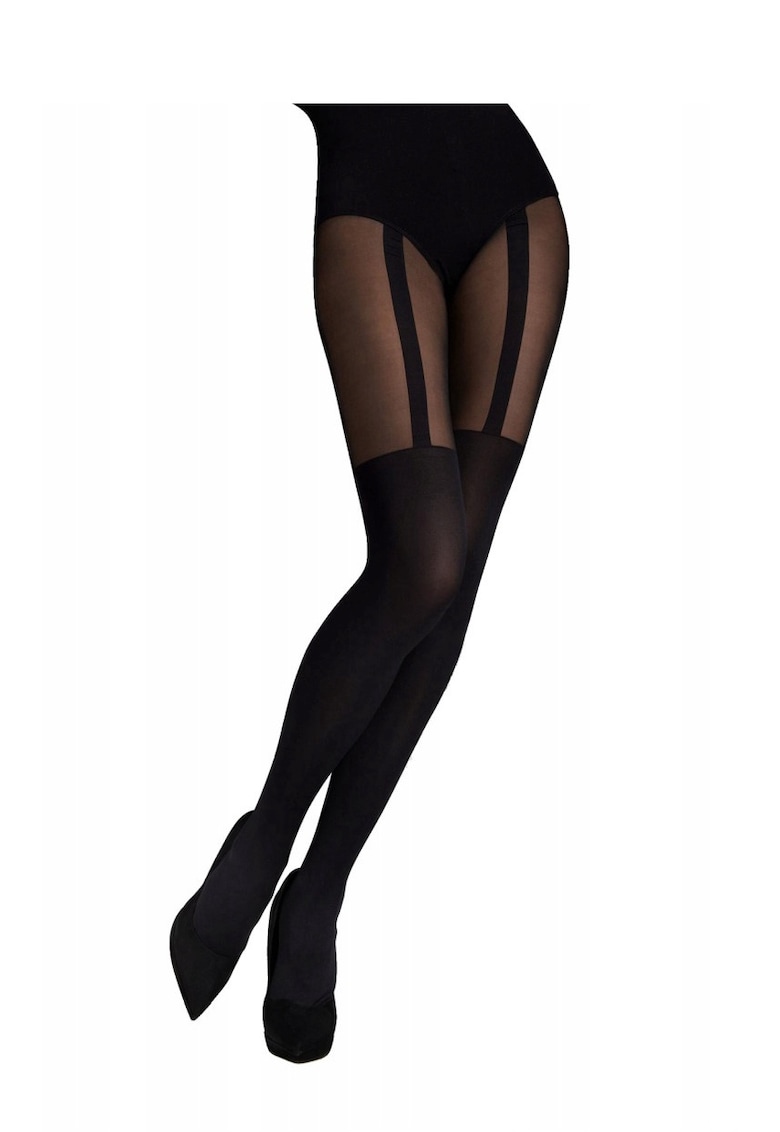 Dress dama - Poliamida/Elastan - 20/60 DEN - 3/4 - Negru