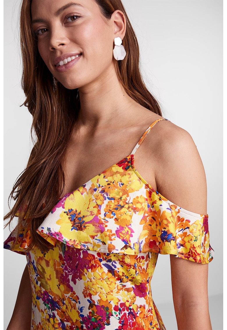 Rochie midi cu imprimeu floral