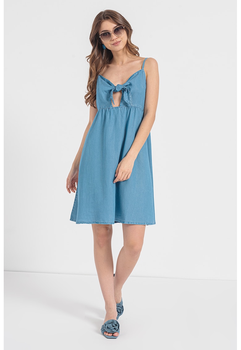 Rochie evazata cu chambray Harper