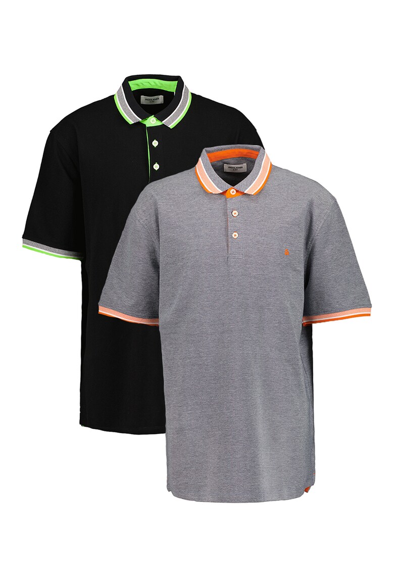 Jack Jones Тениска Paulos с яка – 2 броя за Мъже Jack Jones Тениска Paulos с яка – 2 броя за Мъже