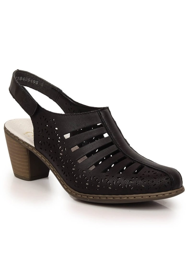 Pantofi dama casual - din piele negru