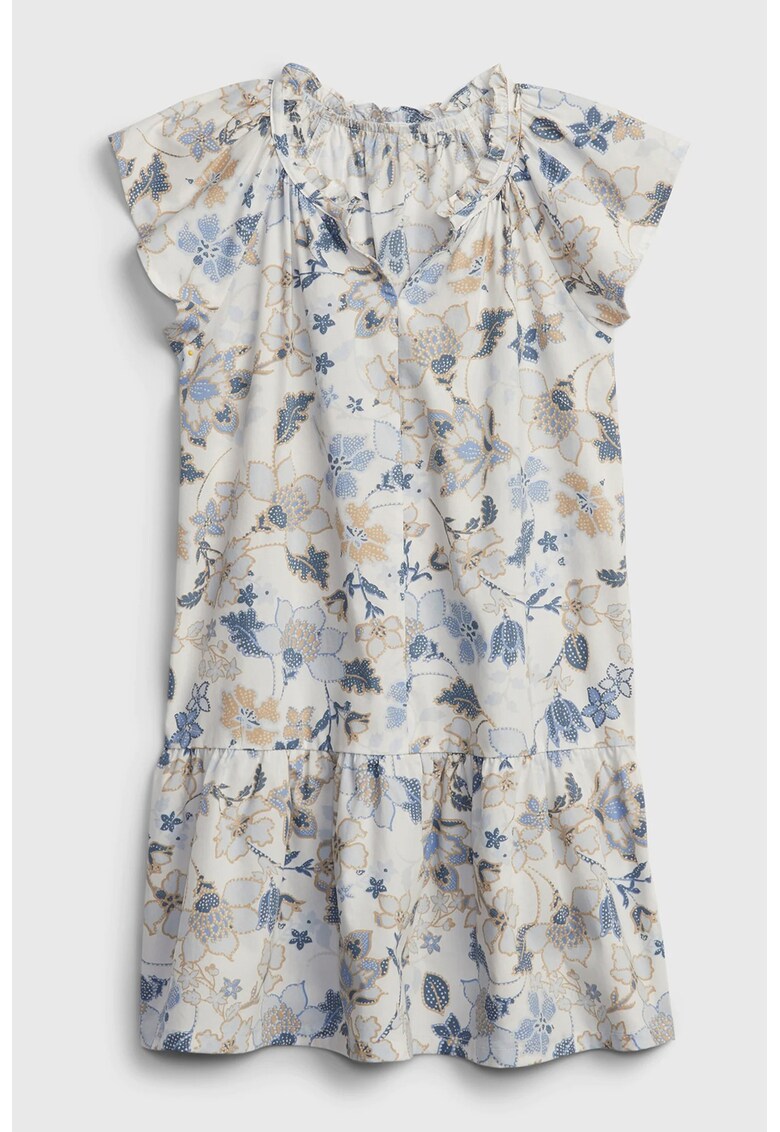 Rochie dreapta cu model floral