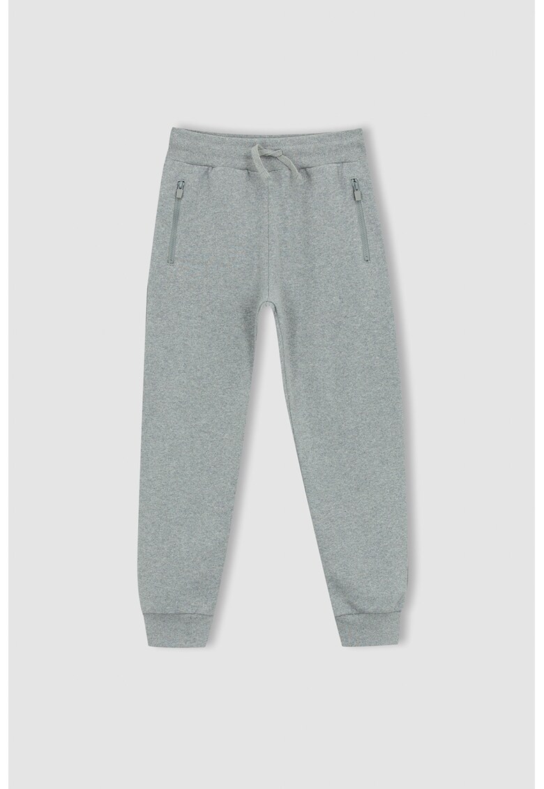 Pantaloni sport conici cu snur