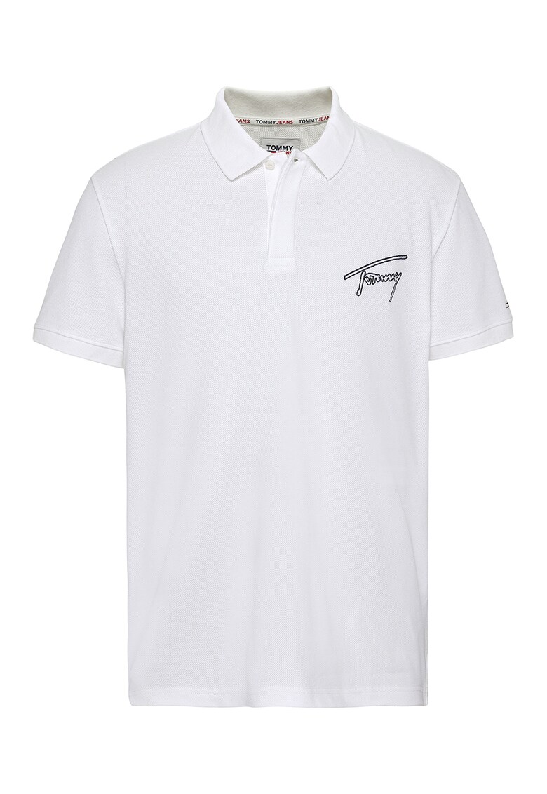 Tommy Jeans Тениска с яка и лого за Мъже Tommy Jeans Тениска с яка и лого за Мъже
