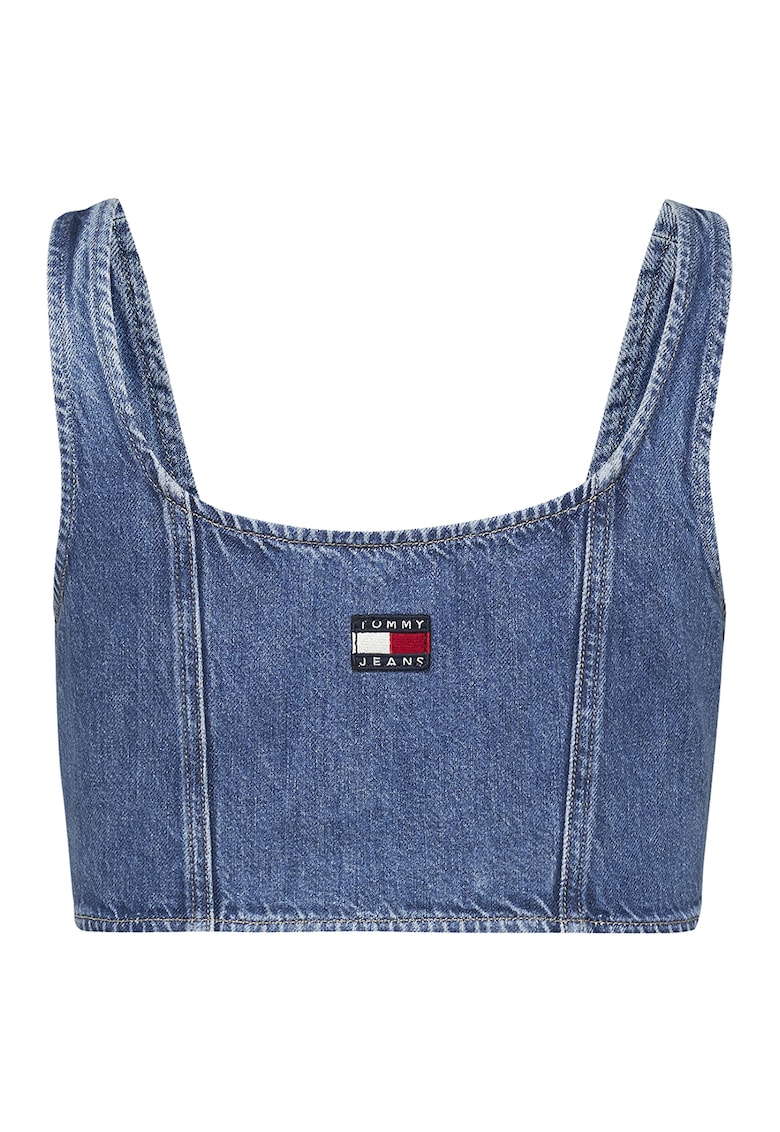 Tommy Jeans Къс дънков топ за Жени Tommy Jeans Къс дънков топ за Жени