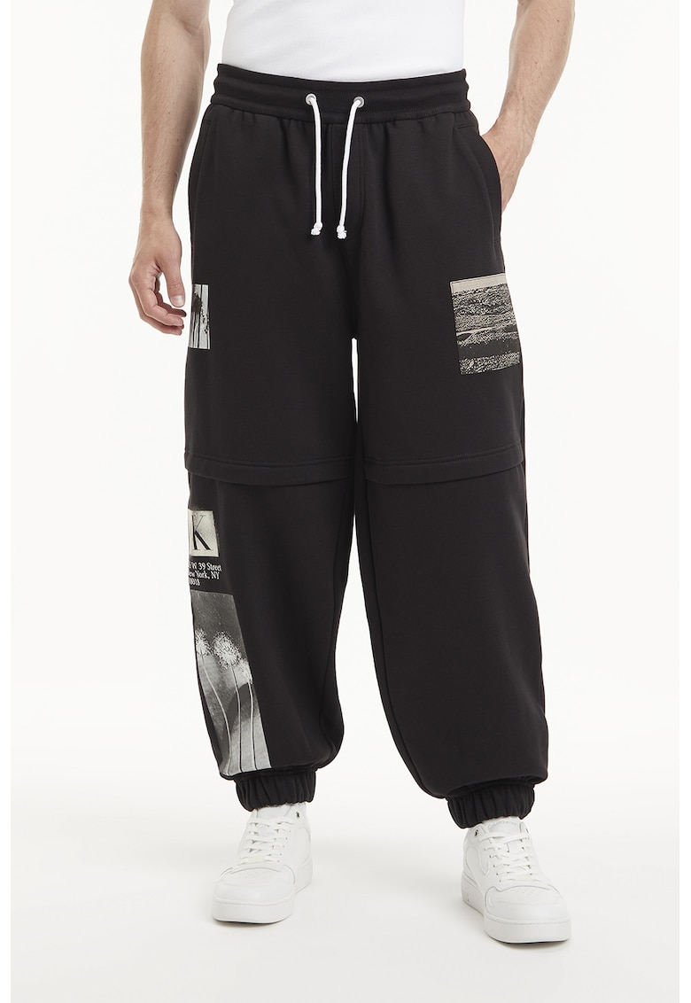CALVIN KLEIN JEANS Спортен панталон с фотопринт за Мъже CALVIN KLEIN JEANS Спортен панталон с фотопринт за Мъже