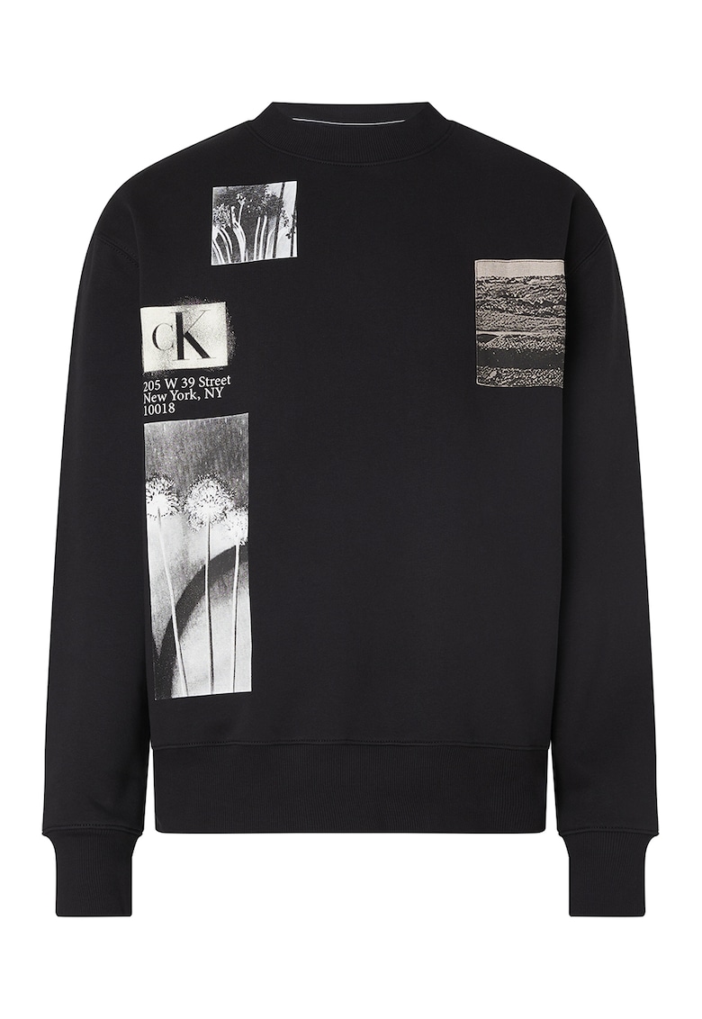 CALVIN KLEIN JEANS Суитшърт с овално деколте за Мъже CALVIN KLEIN JEANS Суитшърт с овално деколте за Мъже