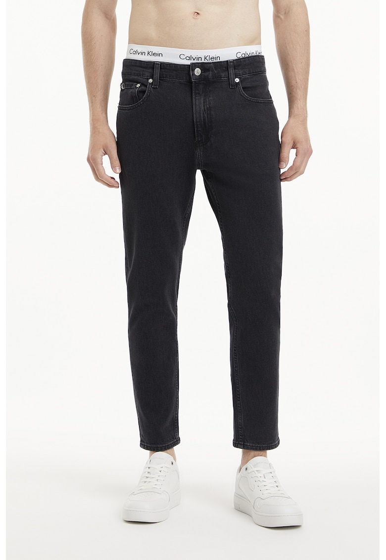 CALVIN KLEIN JEANS Дънки над глезена със стандартна кройка за Мъже CALVIN KLEIN JEANS Дънки над глезена със стандартна кройка за Мъже