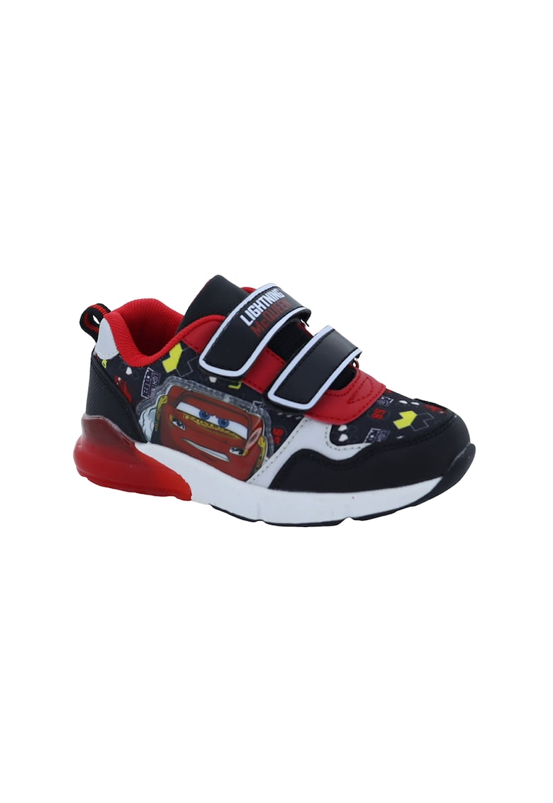 Pantofi sport cu velcro si tema Cars