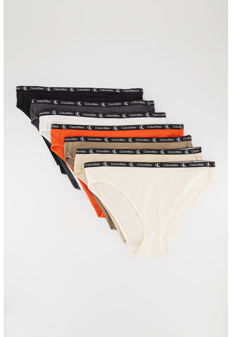 CALVIN KLEIN Бикини с памук – 7 чифта за Жени CALVIN KLEIN Бикини с памук – 7 чифта за Жени