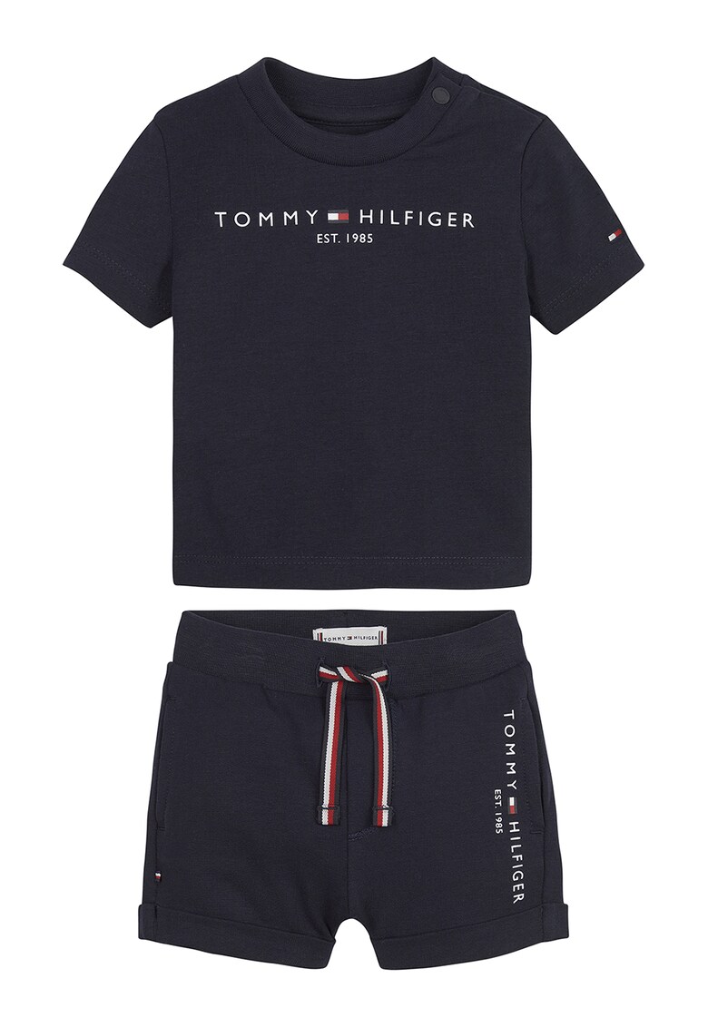 Tommy Hilfiger Тениска с органичен памук и къс панталон за Момчета Tommy Hilfiger Тениска с органичен памук и къс панталон за Момчета