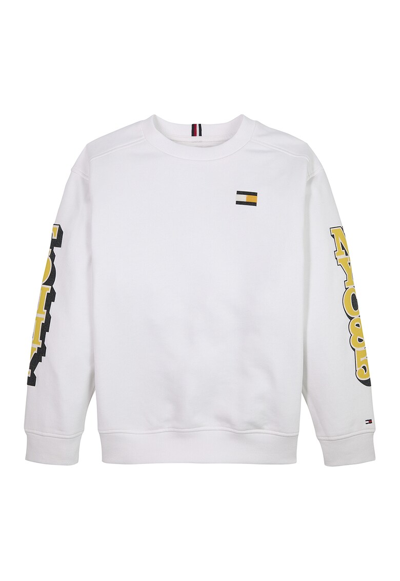Tommy Hilfiger Суитшърт с памук и лого за Момчета Tommy Hilfiger Суитшърт с памук и лого за Момчета
