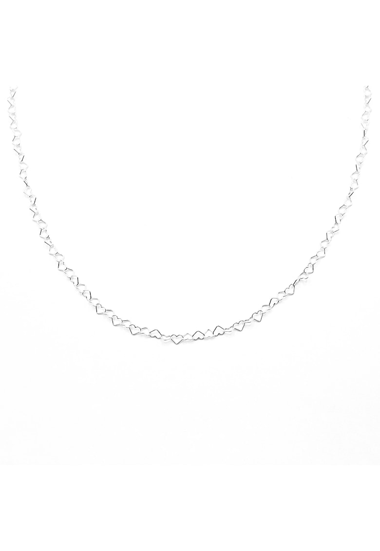 Lant cu inimioare din Argint 925 - la baza gatului - reglabil pana la Lant cu inimioare din Argint 925 - la baza gatului - reglabil pana la