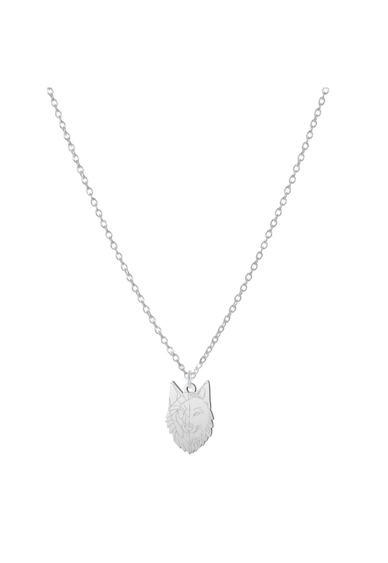 Lant cu pandantiv Lup din Argint 925 - reglabil