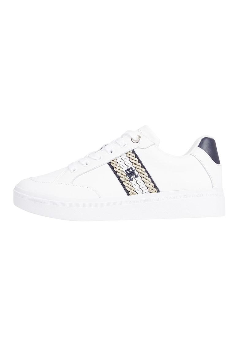 Tommy Hilfiger Кожени спортни обувки с лого за Жени Tommy Hilfiger Кожени спортни обувки с лого за Жени