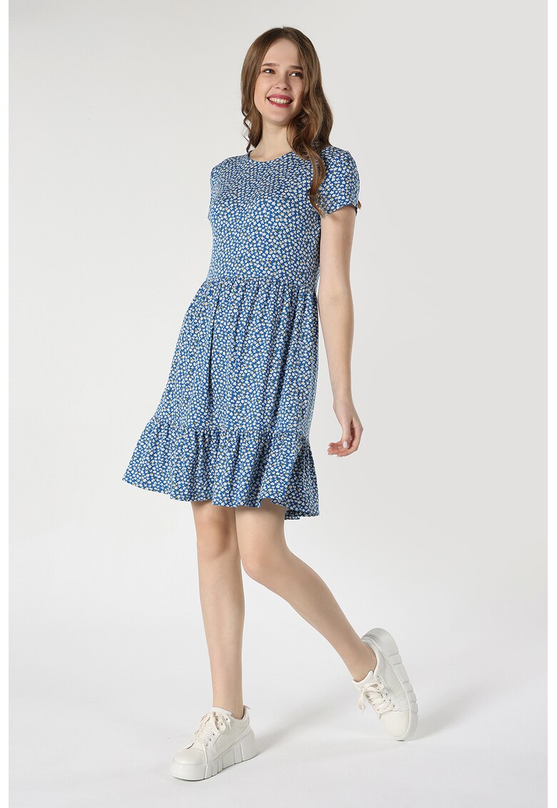 Rochie mini cu model floral
