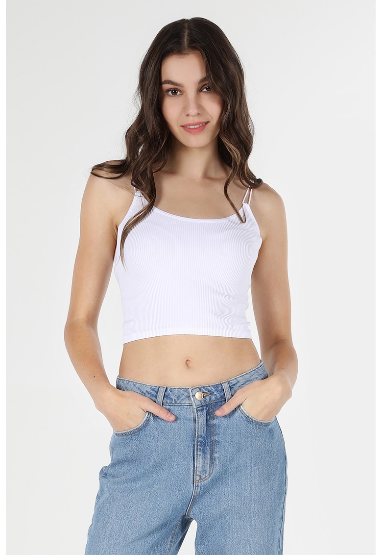 Top crop striat - Alb