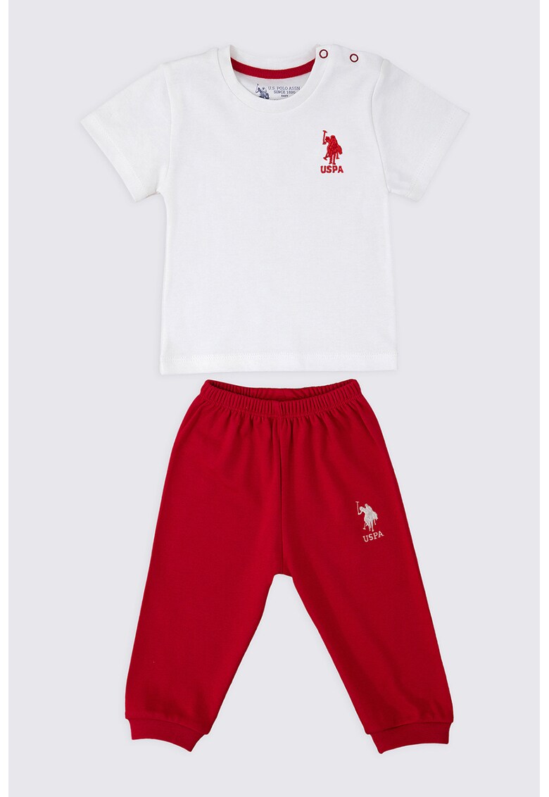 U.s. Polo Assn. Pantaloni sport si tricou de bumbac