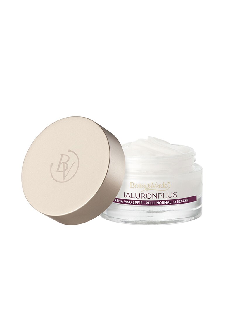 Crema de fata - efect filler - cu acid hialuronic si extract din flori albe - conceputa pentru toate tipurile de ten - Ialuron Plus - 50 ML -