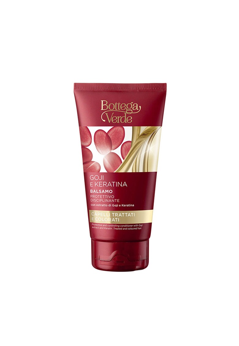 Balsam de Par cu Efect de Disciplinare - Ideal pentru Par Vopsit - Cu Extract de Keratina si Goji - Gama Goji e Keratina - Hidratare - Protectie - Stralucire - Fara Fire Rebele - 150 ML