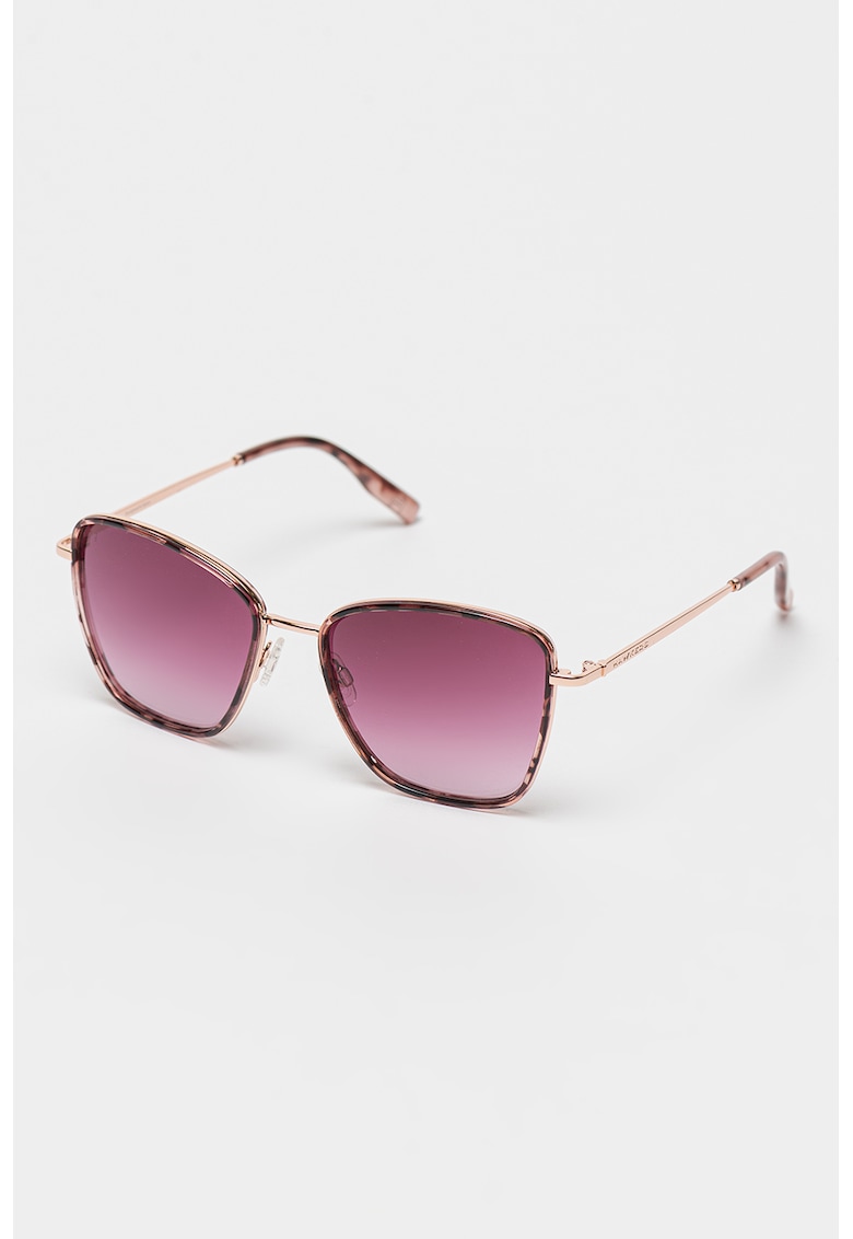 Ochelari de soare cat-eye unisex cu lentile in degrade