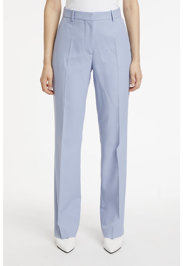 Pantaloni eleganti cu talie inalta