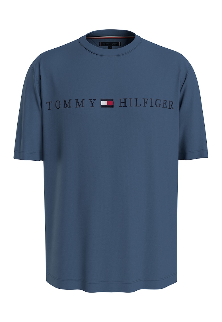Tommy Hilfiger Тениска от органичен памук с лого за Мъже Tommy Hilfiger Тениска от органичен памук с лого за Мъже
