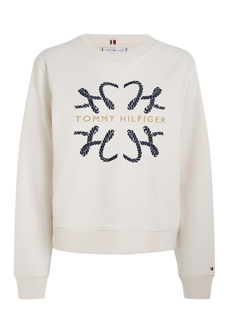 Tommy Hilfiger Суитшърт с овално деколте и бродирано лого за Жени Tommy Hilfiger Суитшърт с овално деколте и бродирано лого за Жени