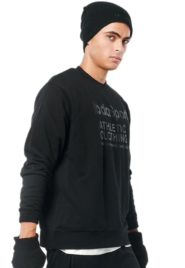 Bluza pentru barbati - Bumbac/Poliester - Negru -