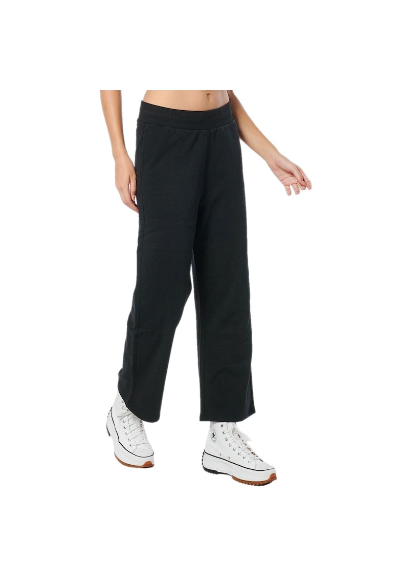 Pantaloni sport dama Bumbac/Poliester - Negru1