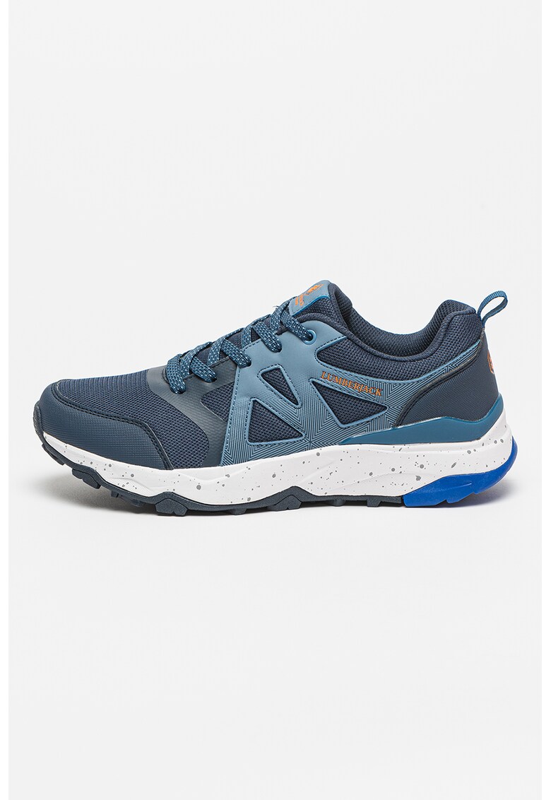 Pantofi sport low-cut cu insertii de piele ecologica