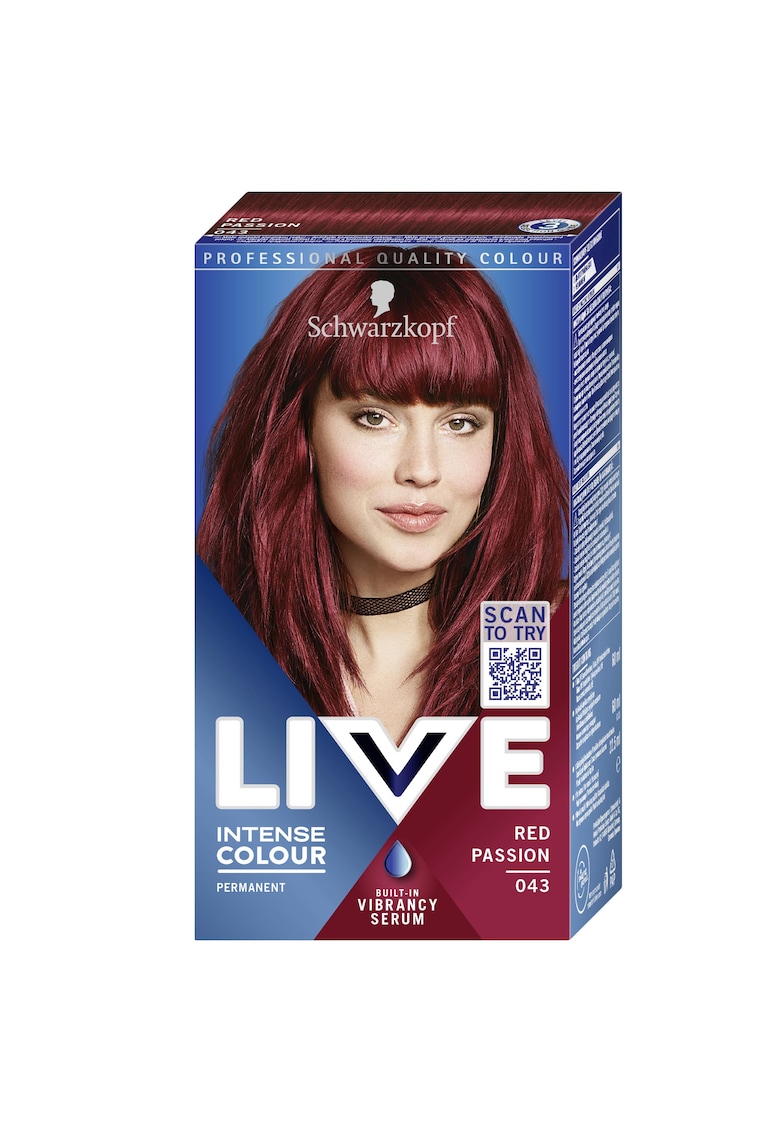 Vopsea de par permanenta Schwarzkopf 43 Red Passion - 142 -5 ml