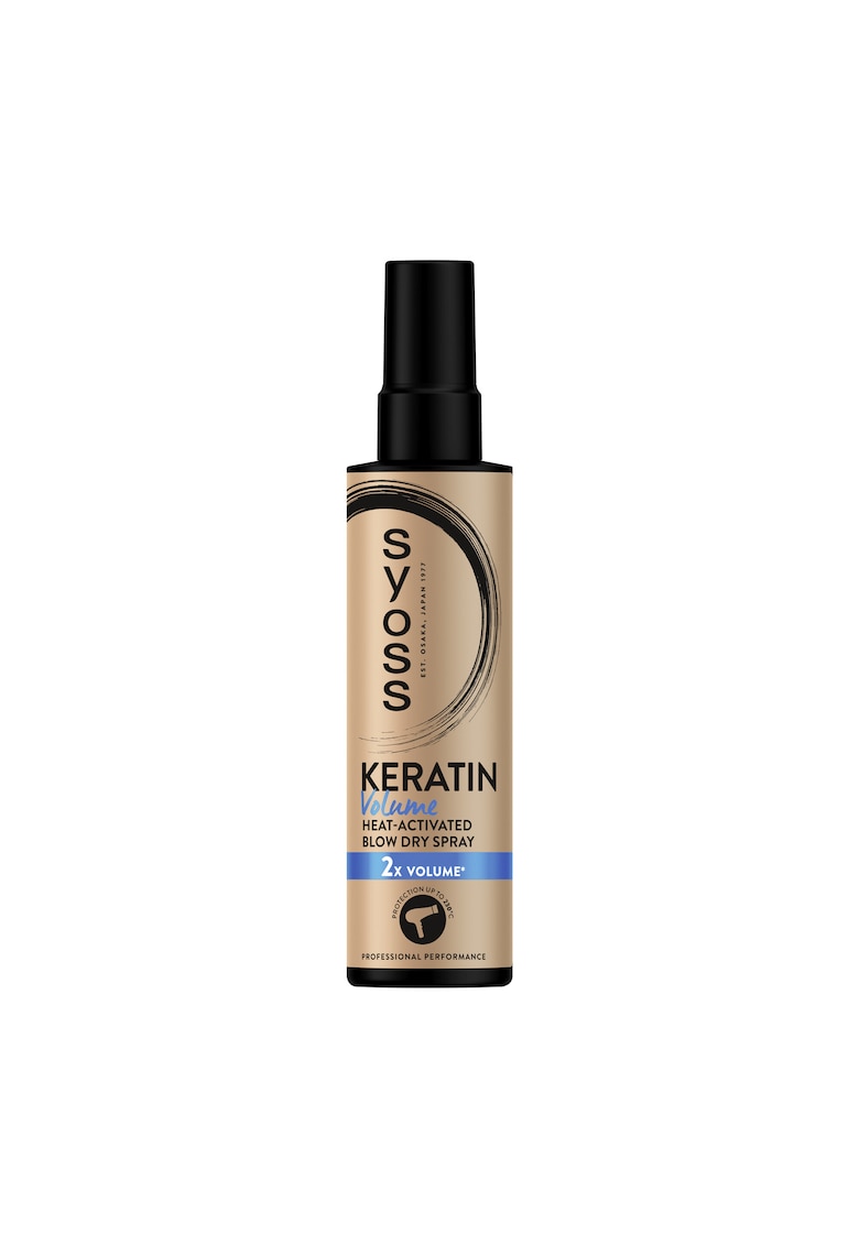 Spray  KERATIN & VOLUME cu protectie împotriva degradarii cauzate de coafarea la cald si protectie termica de pana la 230°C - 200 ml