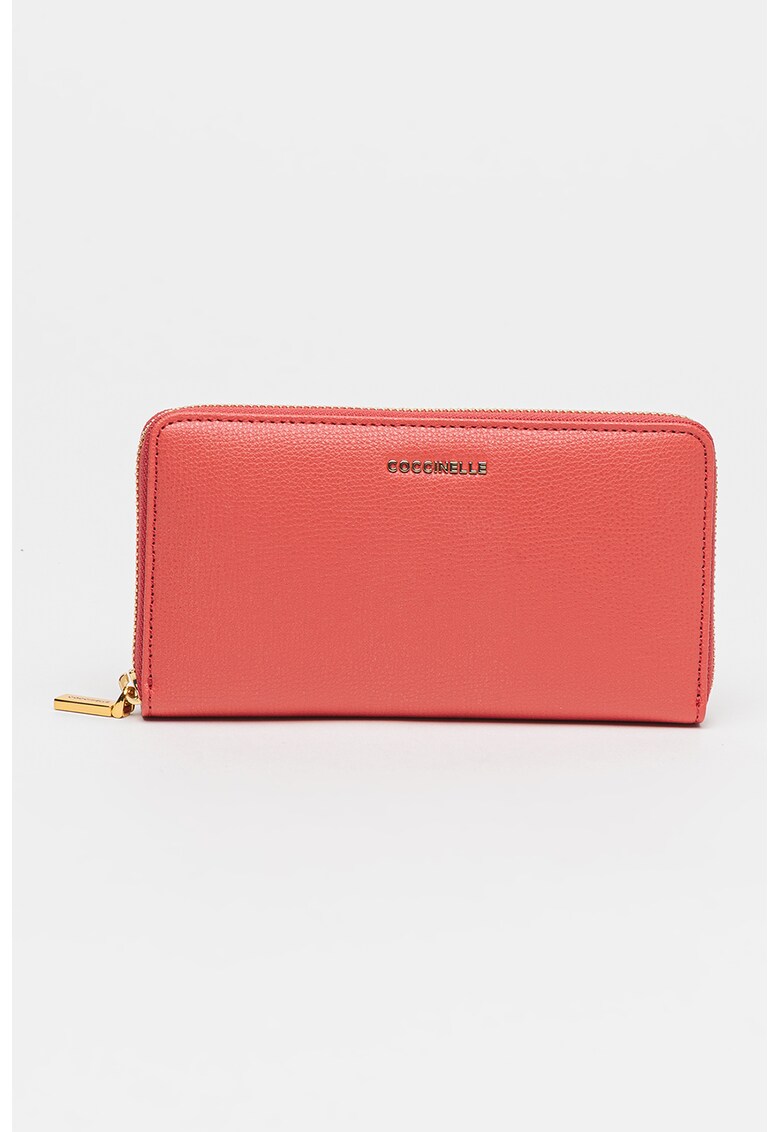 COCCINELLE Кожено портмоне с цип за Жени COCCINELLE Кожено портмоне с цип за Жени