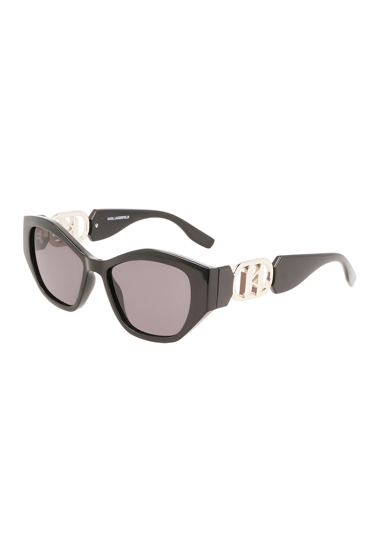 Ochelari de soare cat-eye cu lentile uni