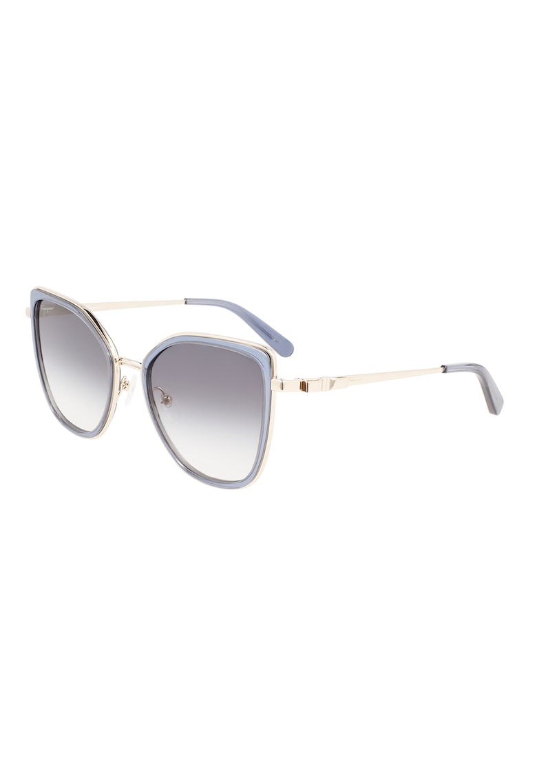 Ochelari de soare cat-eye cu lentile in degrade