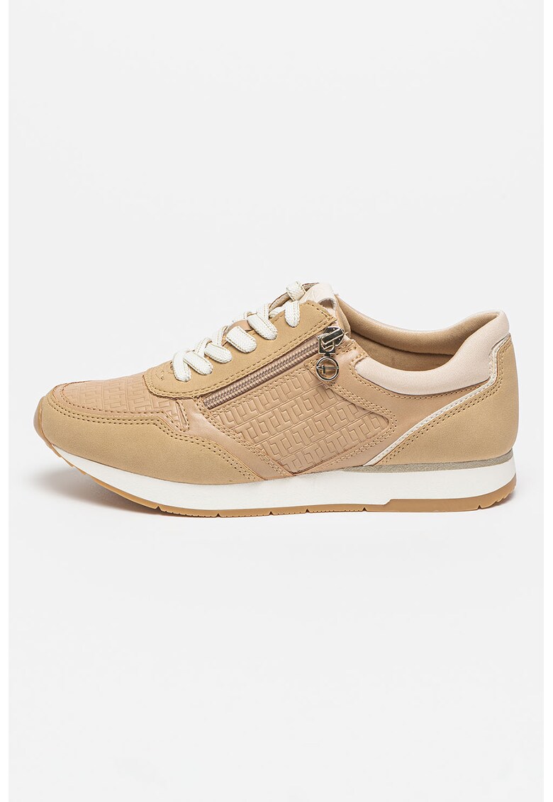 Pantofi sport cu garnituri din piele ecologica