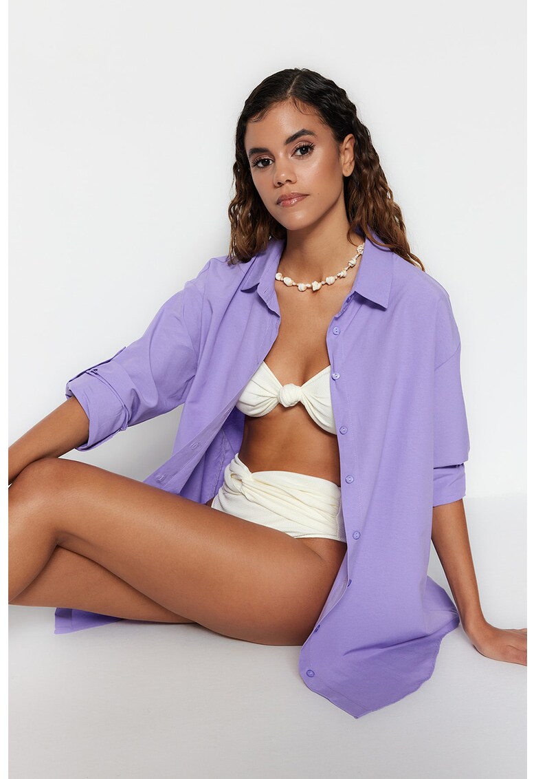 Camasa relaxed fit pentru plaja