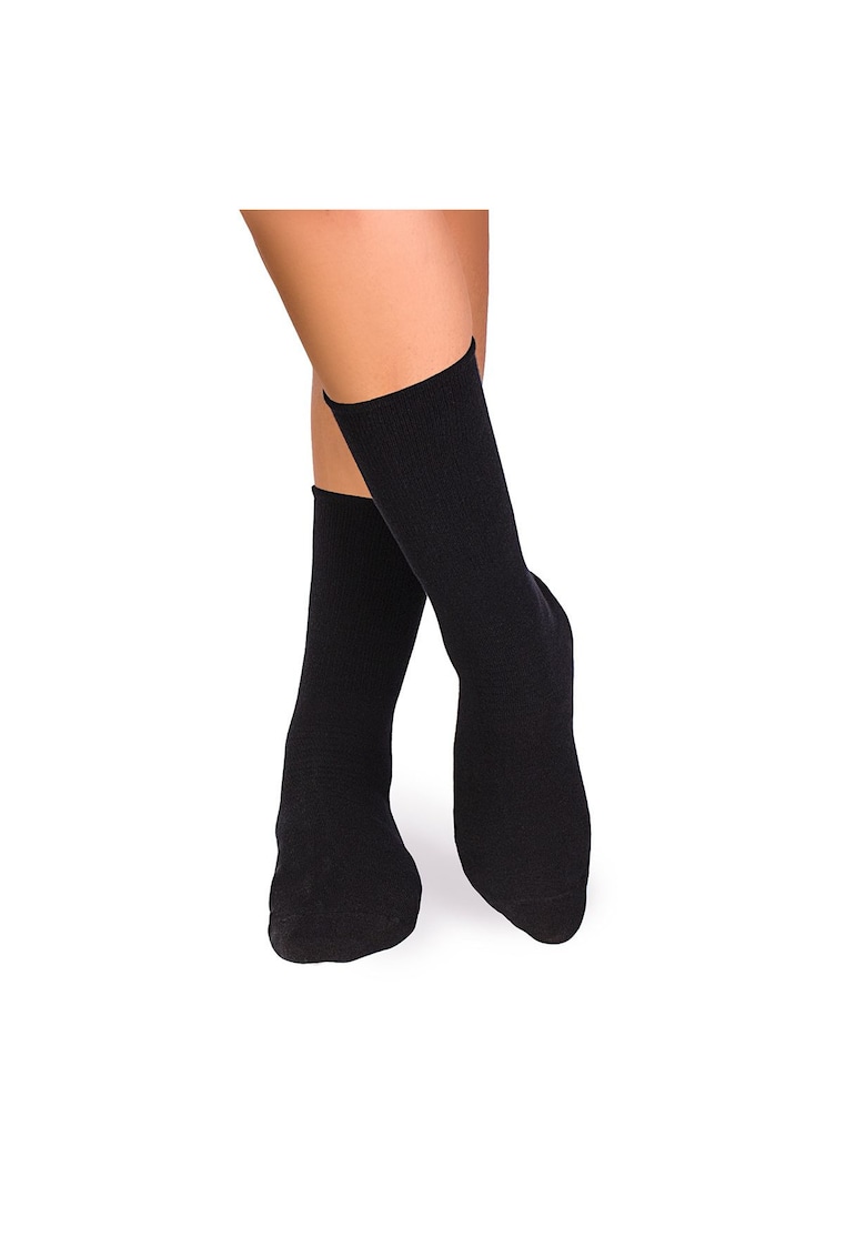 Sosete bumbac pentru diabetici - negru