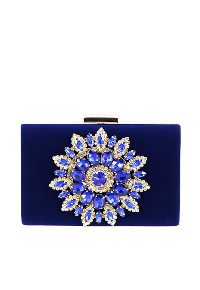 Geanta clutch 05dsazxf - Albastru - 17x11x4