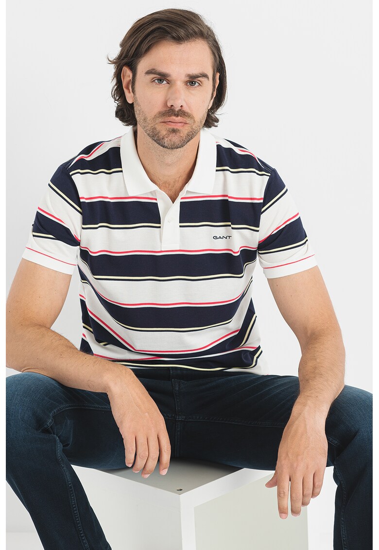 Tricou polo in dungi