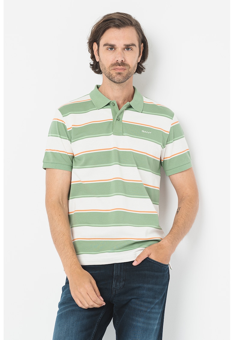 Tricou polo in dungi