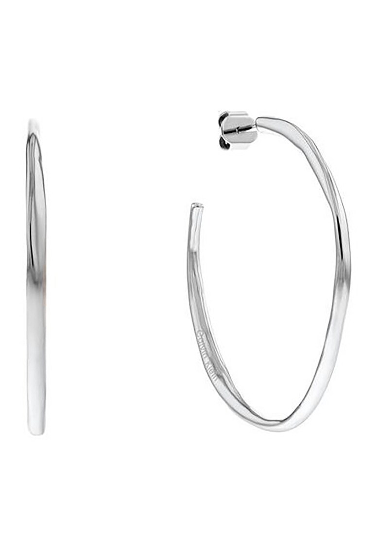 CALVIN KLEIN Обеци тип халка от неръждаема стомана за Жени CALVIN KLEIN Обеци тип халка от неръждаема стомана за Жени